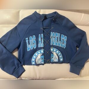 Cropped Los Angeles Sweatshirt